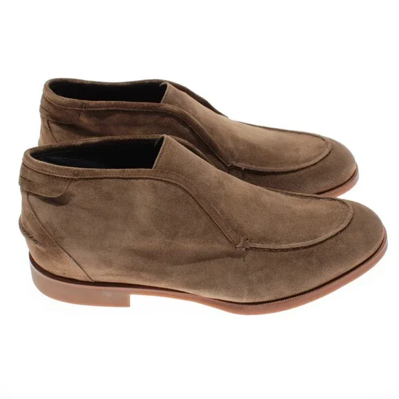 Di Bianco NWB Fidenza Suede Chukka Half Boots Size 42.5 (US 9.5) Farro Brown